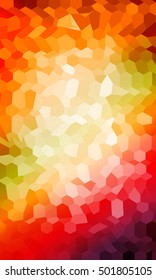 red and orange color polygonal background. origami style. vector illustration. for design, brochure, wallpaper