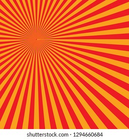 Red and Orange Color Vector Sunburst Pattern.Background, vector, retro and vintage sunburst .this is high resolution print ready creative and unique pattern design. you can use anywhere print or web.