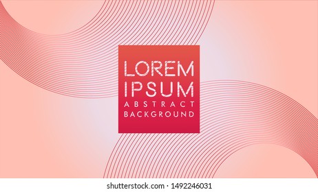 Red Orange Curved Lines Design Vector, Abstract Wave Line Background Design Template, Maroon