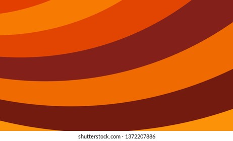 Red and Orange Curved Stripes Background