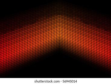 Red / Orange Equalizer Background