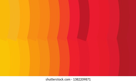 Red and Orange Geometric Shapes Background Vector