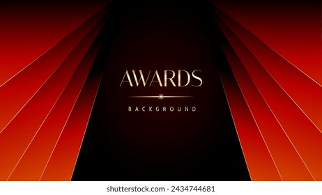 Rot orange und golden prämiert Grafik Hintergrund. Elegantes orangefarbenes Premium-Template-Design. Hochzeitseinladungskarte. Verlobungszeremonie einladen. Luxus Premium Corporate Abstract Design-Vorlage.