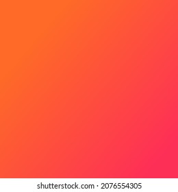 Red orange gradient  blurred vector background. Smart trendy colors pattern. Abstract illustration with gradient blur design. Design for landing pages. Evening party background game design. Free space