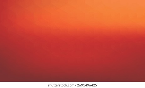 Gradiente rojo naranja geométrico abstracto con patrón de cubo sutil