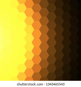 red and orange hexagon background 