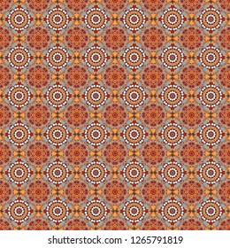Red, orange and pink background texture. Endless abstract seamless pattern. Vector illustration.