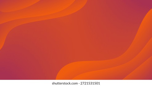 Red Orange Pink Fluid Mesh on Gradient background for Copy Space Design