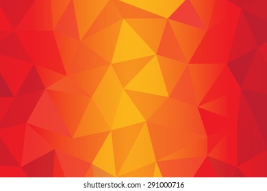 red ,orange poly background