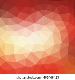 Red and orange polygonal abstract background.