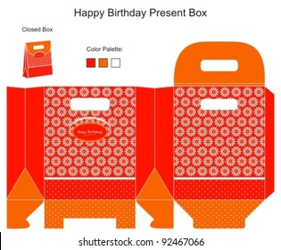 Red and Orange Present Box