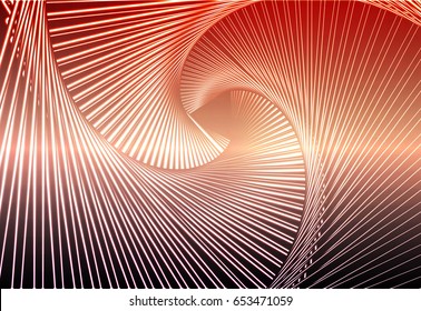 Red orange purple glowing spiral vector abstract background 