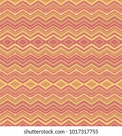 Red - orange seamless vector ornamental pattern