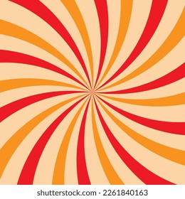 Red and orange swirl pattern. Swirling explosive red with focus pattern design for home decoration, interior design.