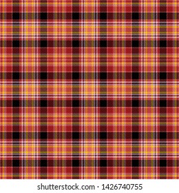 Red and Orange Tartan Plaid Scottish Seamless Pattern. Texture from tartan, plaid, tablecloths, shirts, clothes, dresses, bedding, blankets and other textile.