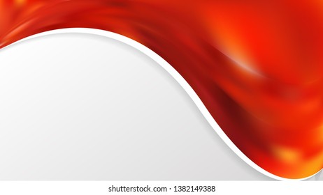 Red and Orange Wave Business Background Image