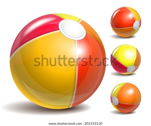 gold beach balls