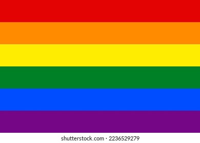 Rotes orangefarbenes, gelbes, grünes blaues Violett violettes Regenbogen-Flag Pride LGBT Diverse Spectrum Gender Community Logo Symbol Zeichen Symbol Symbol Emblem Abzeichen Vektor EPS PNG Transparent kein Hintergrund