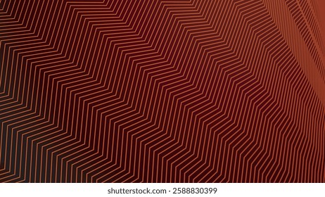 Red orange zig zag stripes lines abstract background for backdrop or presentation