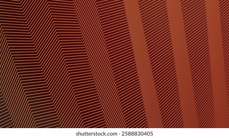 Red orange zig zag stripes lines abstract background for backdrop or presentation