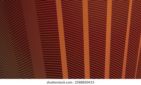 Red orange zig zag stripes lines abstract background for backdrop or presentation