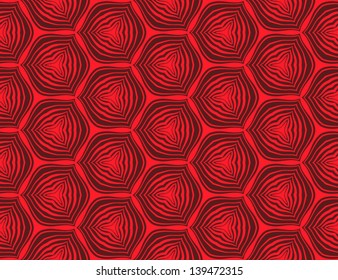 Red organic pattern.