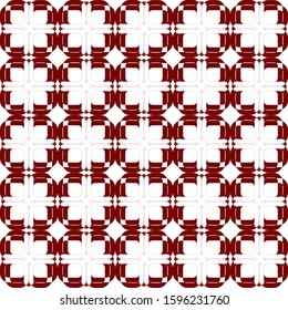 red ornamental repeat pattern.Vector.Seamless print.