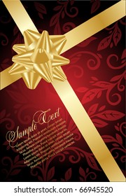red ornate background