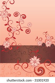 red ornate flowers