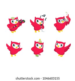 Red owl set