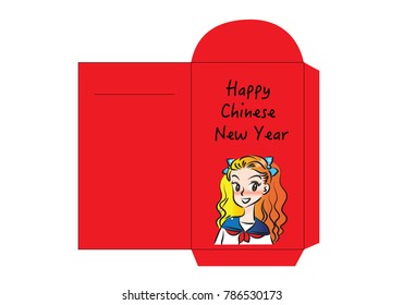 red packet design vector