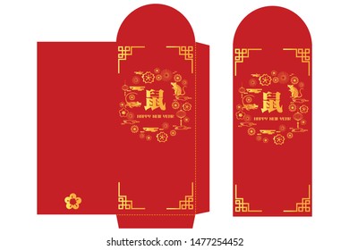 Red Packets, Zodiac Rat
Greeting Chinese New Year, beautiful red
(Chinese translation: Happy Chinese New Year)