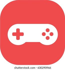 red pad, game controller, game pad icon