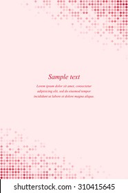 Red page corner design template invitation, greeting, presentation, card, letter, paper, brochure, etc...