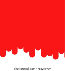 Red paint backgound vector icon illustration flat design