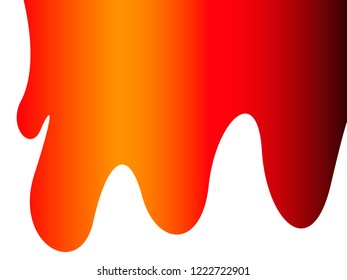 red paint dripping