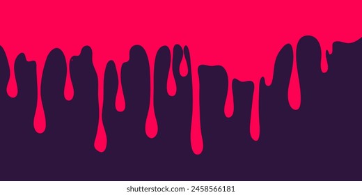 goteo de pintura roja. flujo de sangre. mancha abstracta. Fondo blanco.
