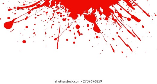 Fondo Abstractas del arte de la salpicadura de la pintura roja con el modelo dinámico de la salpicadura para los proyectos creativos