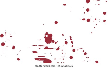 Fundo abstrato com splash vermelho e branco 