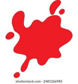 Vector de arte de pintura roja