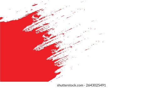 Red paint strokes, red paint splashes, Close-up of a vibrant red lipstick swatch on a white background.