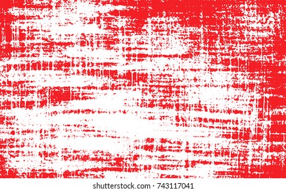 red paint white spray. pattern blood scratches for Halloween on white background. red and white grunge texture. scarlet abstract vector illustration.