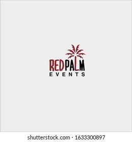 red palm logo company for your company