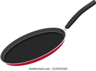 Pan rojo, ilustración, vector sobre un fondo blanco.