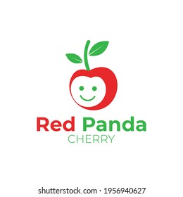 Red Panda Food  Company  Logo, Cherry Food