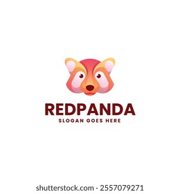 Red Panda Gradient Colorful Logo