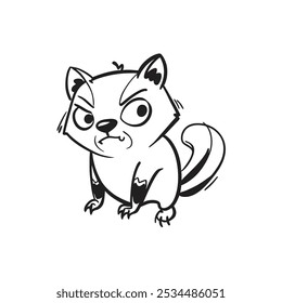 red panda icon vector illustration