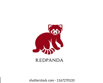 red panda logo icon designs