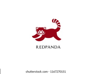 red panda logo icon designs