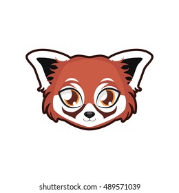 Red Panda portrait illustration